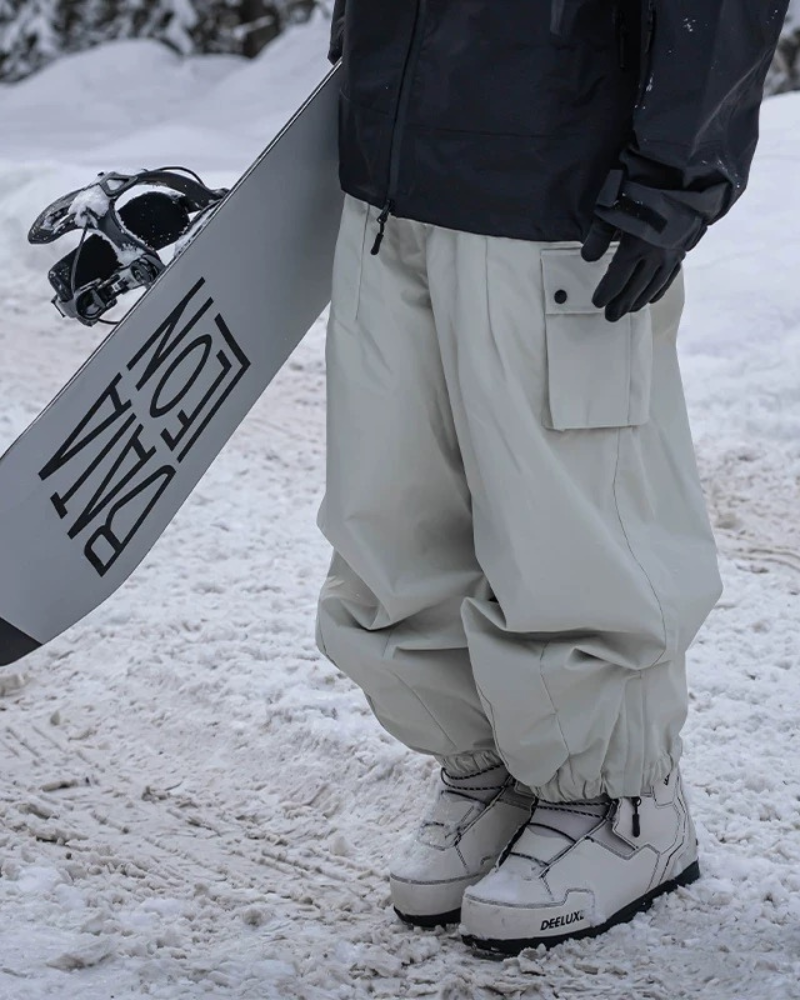 Ski Wear Snowboard Unisex Cargo Baggy Snow Pants