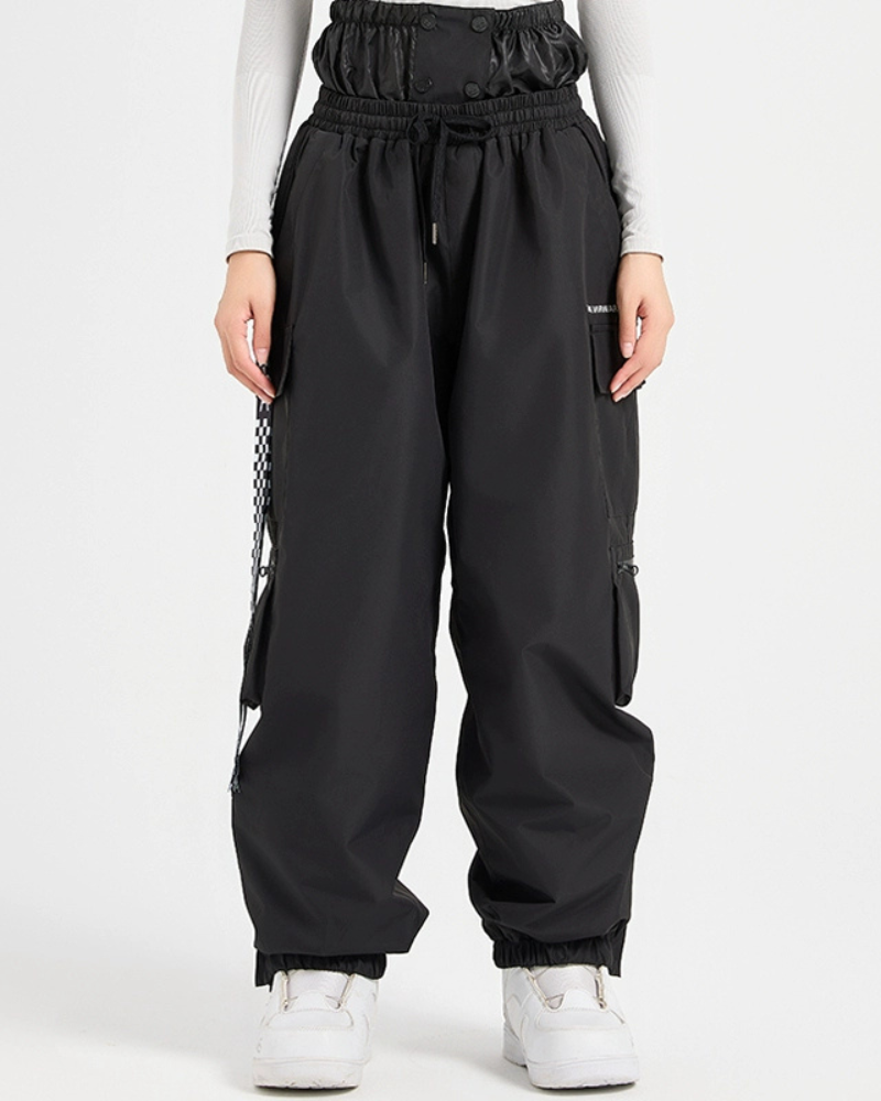 Ski Wear Snowboard Waterproof Cargo Snow Pants -Unisex