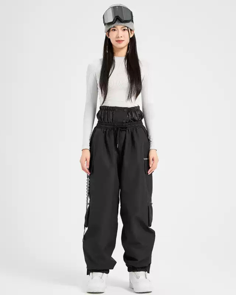 Ski Wear Snowboard Waterproof Cargo Snow Pants -Unisex