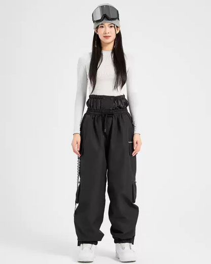 Ski Wear Snowboard Waterproof Cargo Snow Pants -Unisex