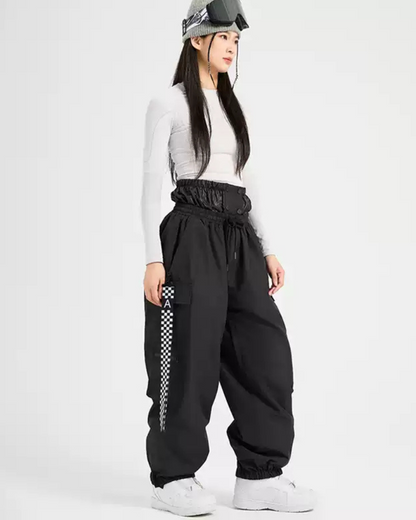 Ski Wear Snowboard Waterproof Cargo Snow Pants -Unisex