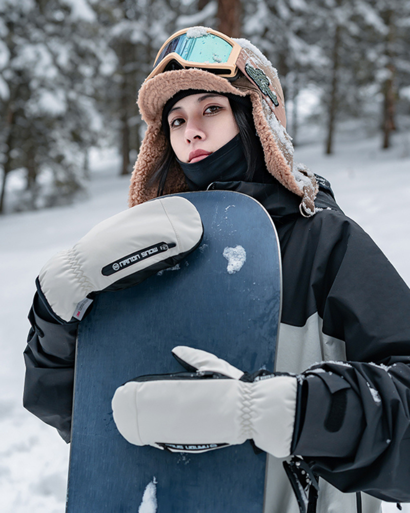 Ski Wear Snowboard Waterproof Dual-Layer Ski Gloves
