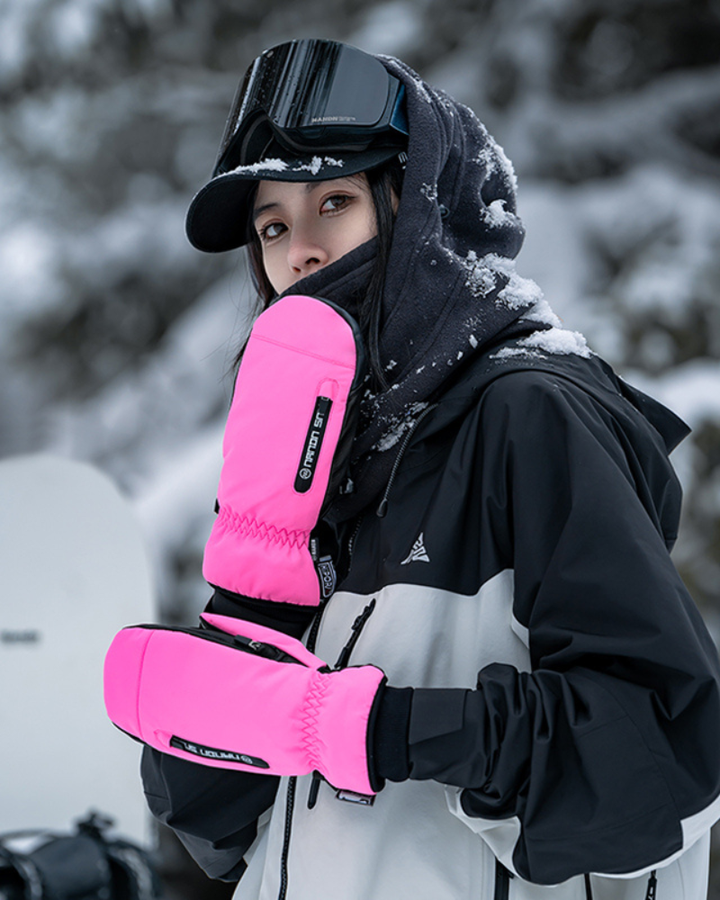 Ski Wear Snowboard Waterproof Dual-Layer Ski Gloves
