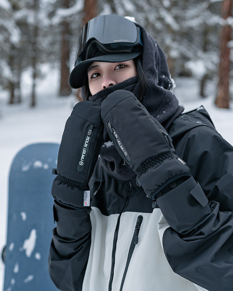 Ski Wear Snowboard Waterproof Dual-Layer Ski Gloves