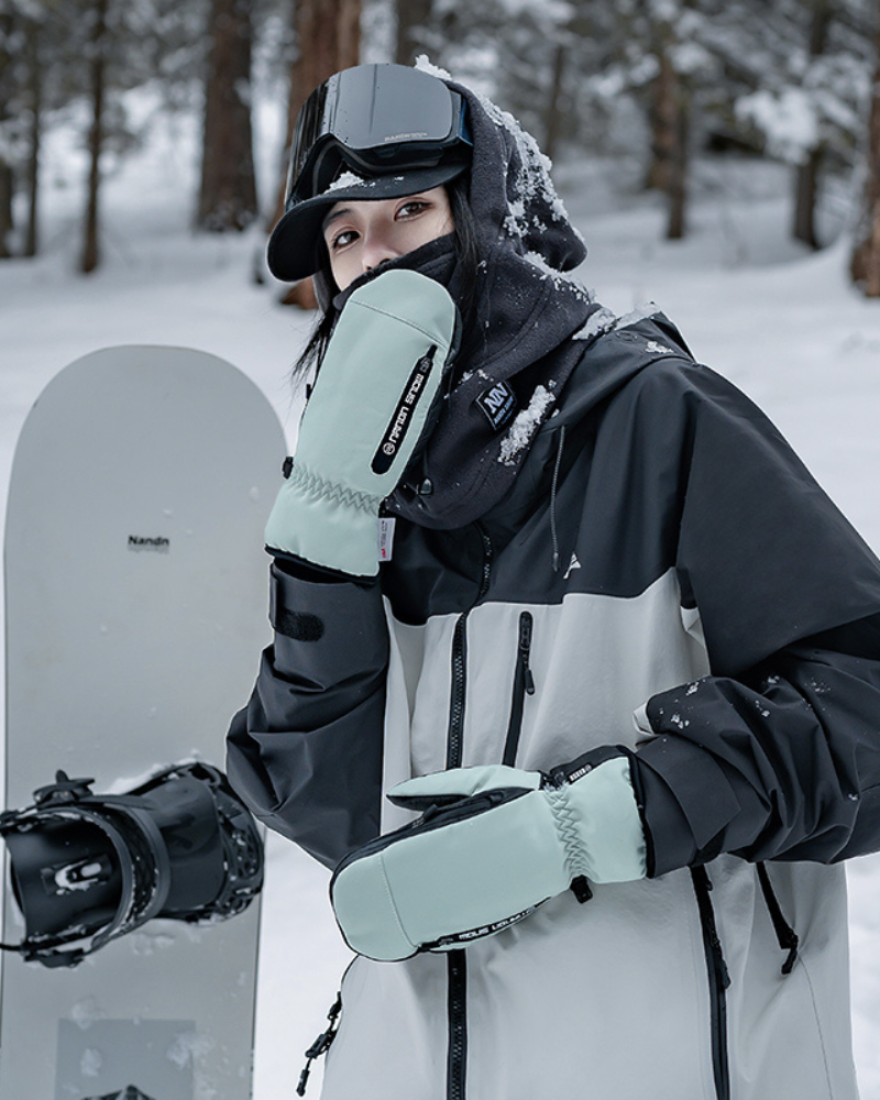 Ski Wear Snowboard Waterproof Dual-Layer Ski Gloves