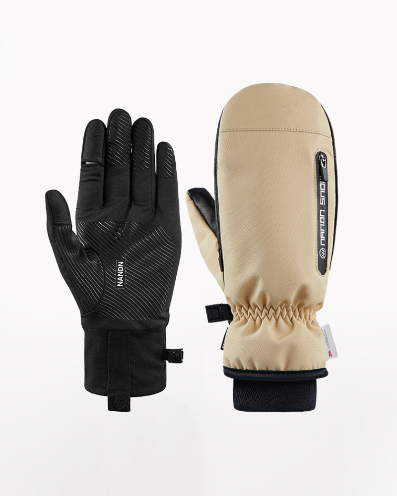 Ski Wear Snowboard Waterproof Dual-Layer Ski Gloves