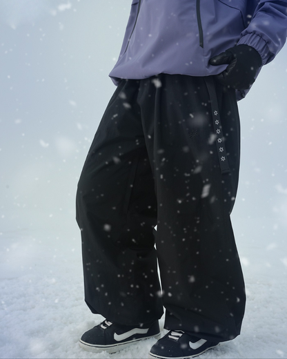 Ski Wear Snowboard Windproof Baggy Ski Pants -Unisex