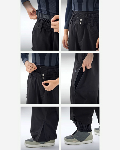 Ski Wear Snowboard Sport 3L Thick Snow Pants -Unisex