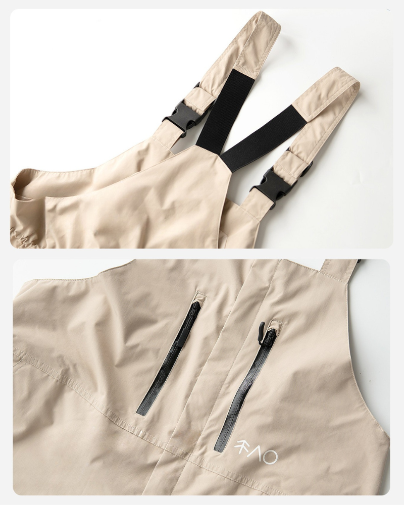 Ski Wear Snowboarding 3L Waterproof Ski Bibs -Unisex