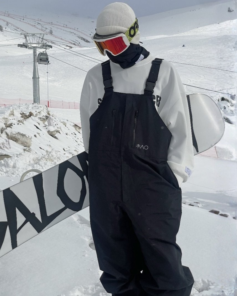 Ski Wear Snowboarding 3L Waterproof Ski Bibs -Unisex