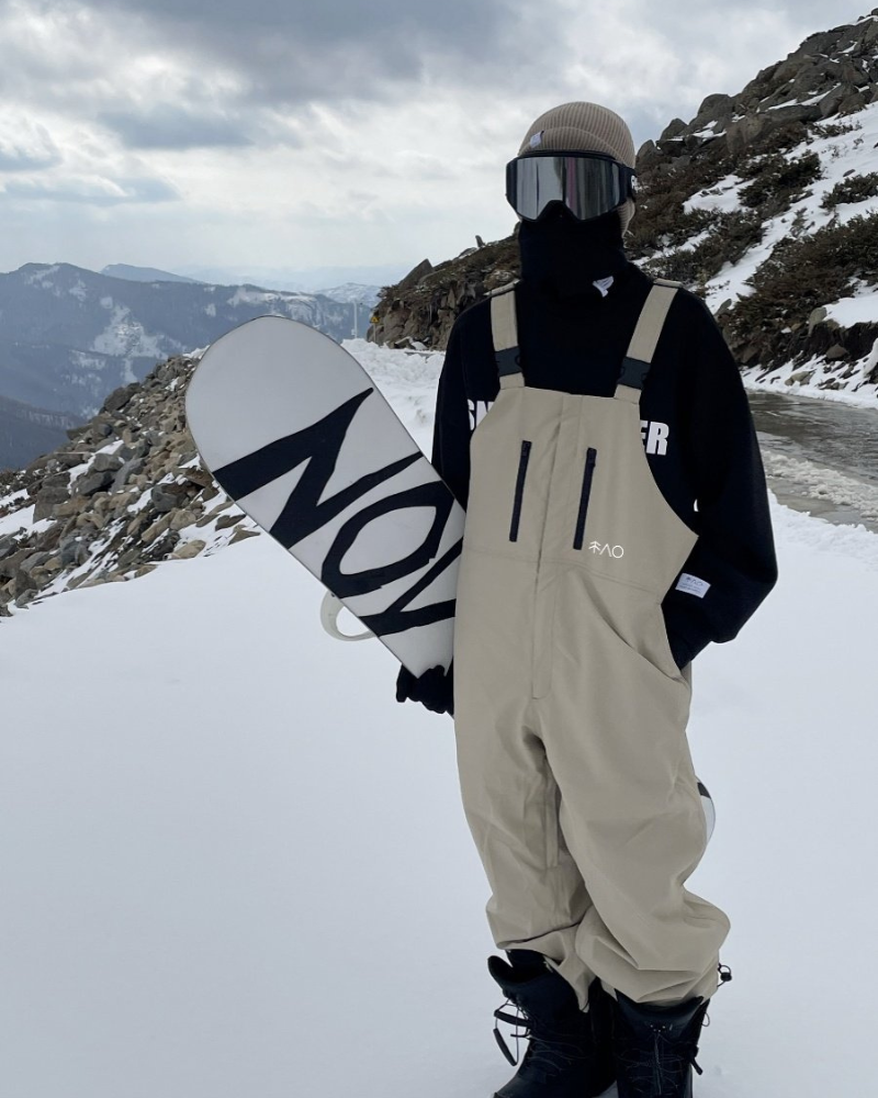 Ski Wear Snowboarding 3L Waterproof Ski Bibs -Unisex