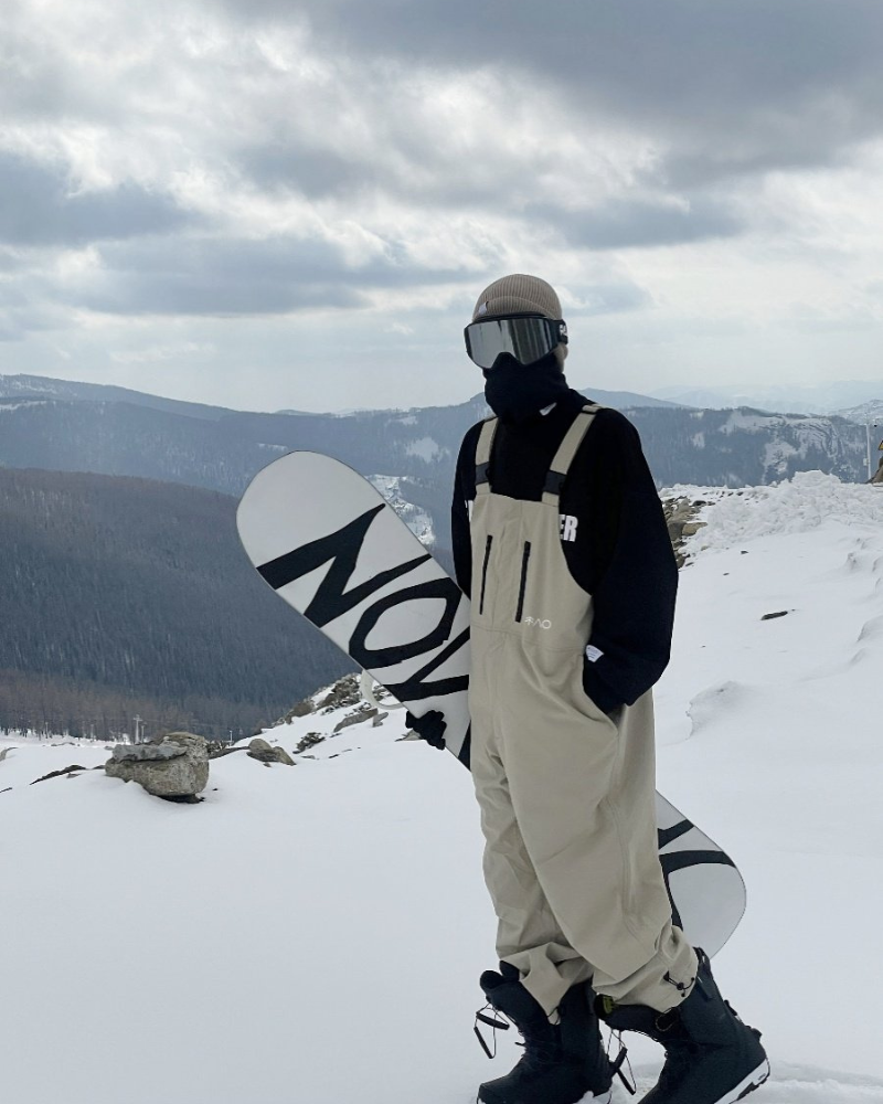 Ski Wear Snowboarding 3L Waterproof Ski Bibs -Unisex