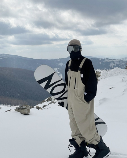 Ski Wear Snowboarding 3L Waterproof Ski Bibs -Unisex