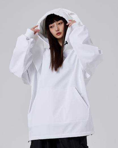 Ski Wear Snowshoe Hare Hoodie - Women&