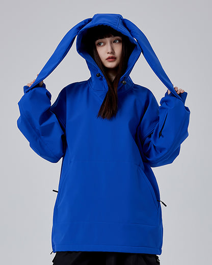 Ski Wear Snowshoe Hare Hoodie - Women&