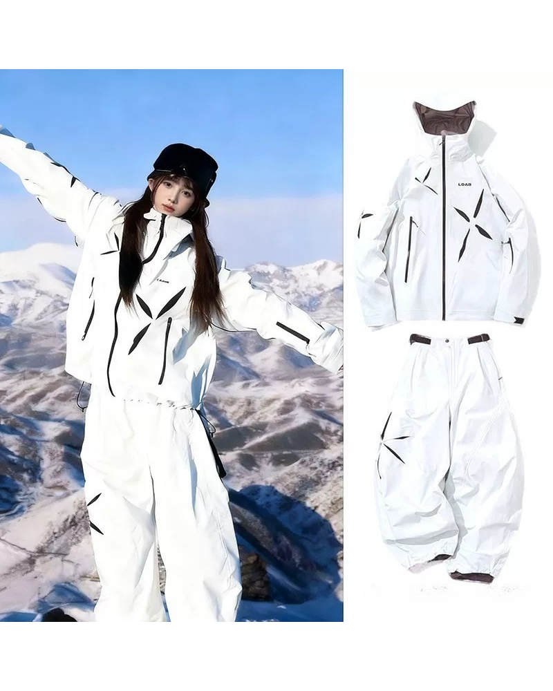 Ski Wear Starry Windproof Waterproof Ski Suit -Unisex