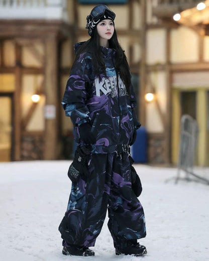 Ski Wear Thick Snow Suit -Unisex(Single Unit Available)