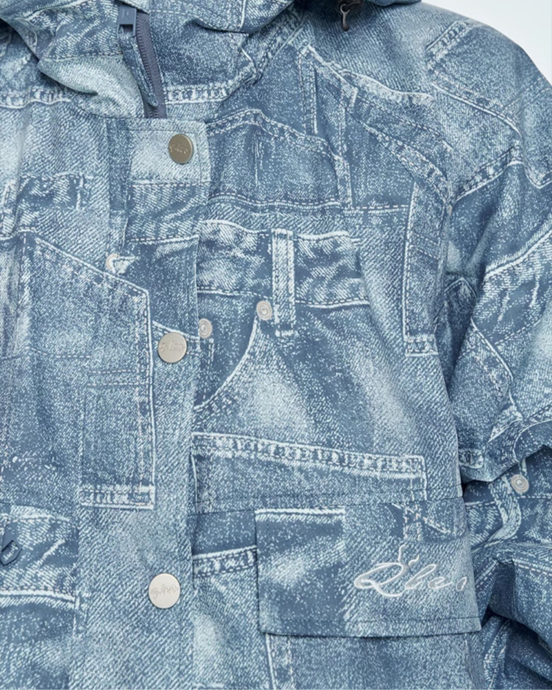 Ski Wear Thickened 3L Hooded Snowboard Suit -Men&