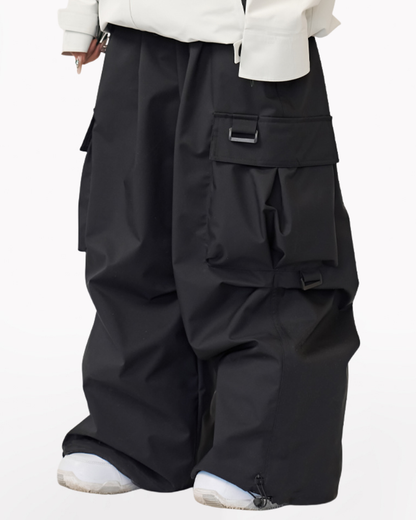 Ski Wear 3L Baggy Cargo Snow Pants - Unisex