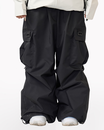 Ski Wear 3L Baggy Cargo Snow Pants - Unisex
