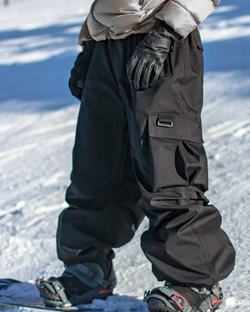 Ski Wear 3L Baggy Cargo Snow Pants - Unisex