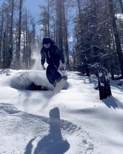 Ski Wear Color Block Snow Jacket&amp;Pants Suit -Unisex