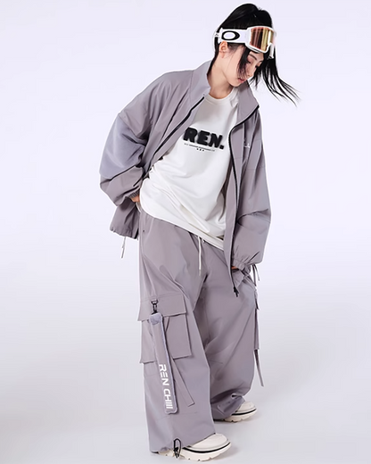 Ski Wear Snow Outfits Hip-Hop Snow Suit -Unisex