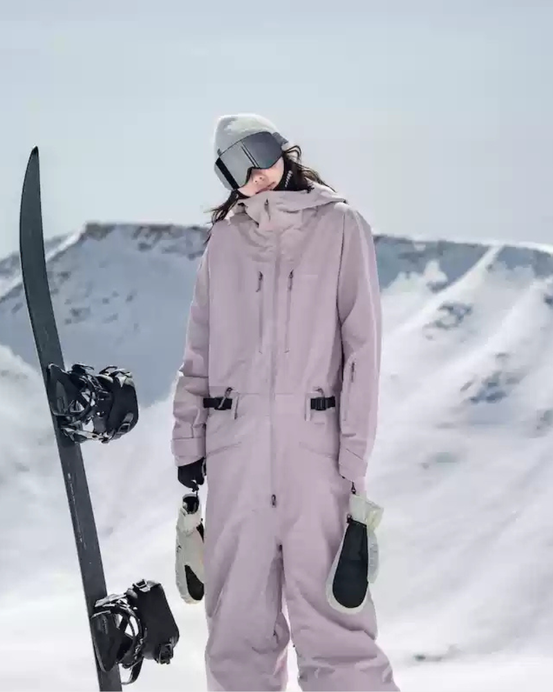 Ski Wear Unisex Snowboard Outfit One Piece Snow Suit