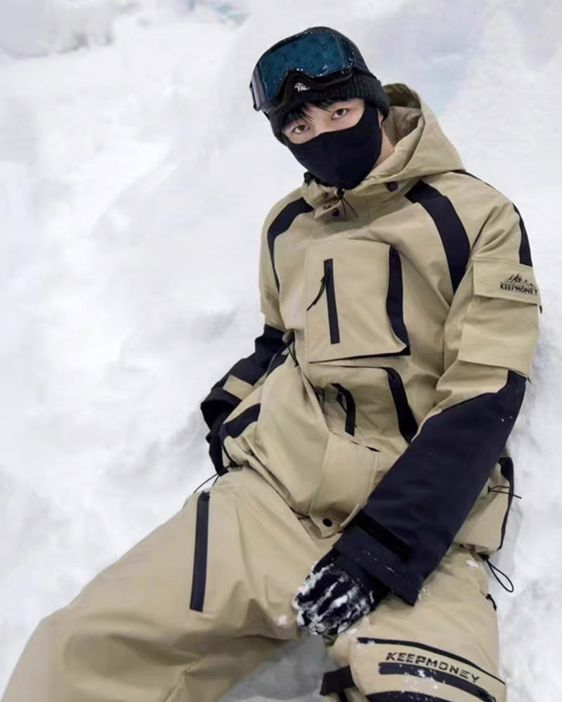 Ski Wear Unisex Skateboard Thick Snow Suit