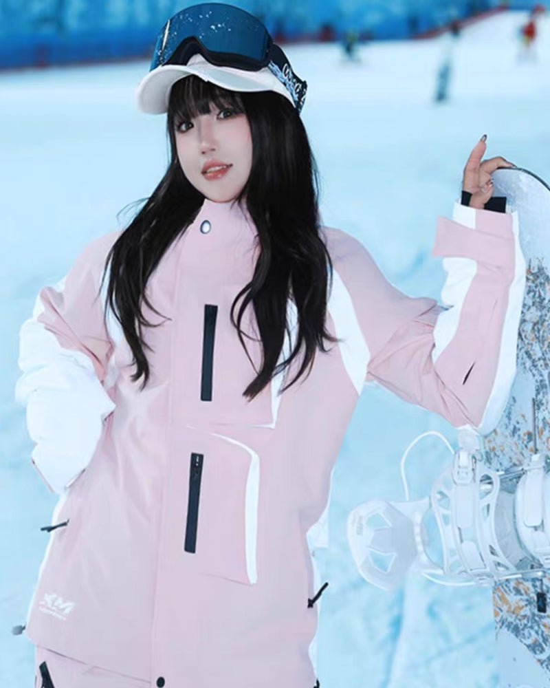 Ski Wear Unisex Skateboard Thick Snow Suit