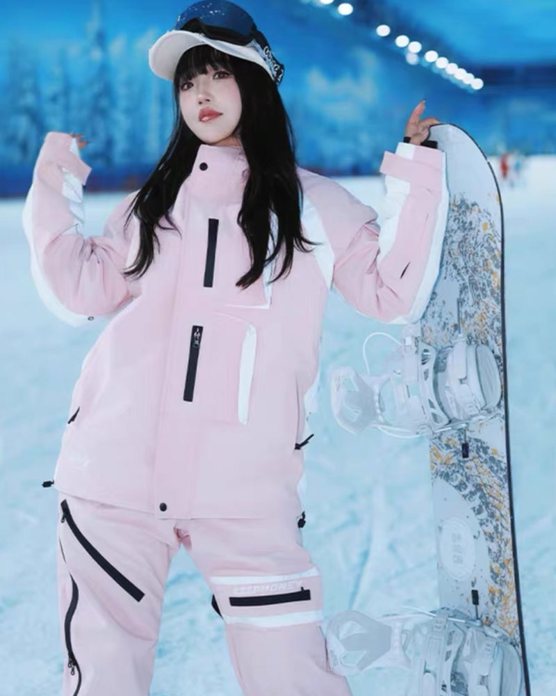 Ski Wear Unisex Skateboard Thick Snow Suit