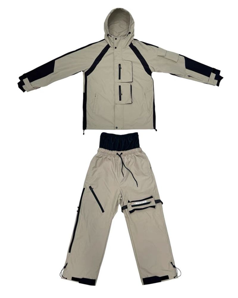 Ski Wear Unisex Skateboard Thick Snow Suit