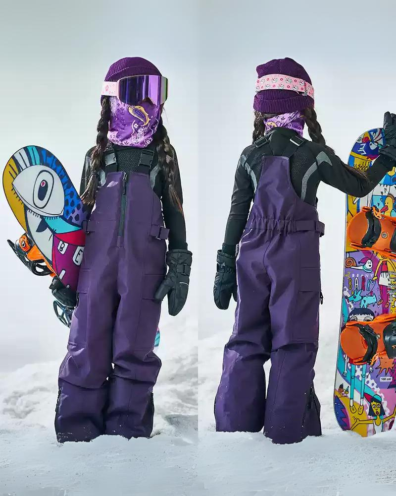 Ski Wear Waterproof Reflective Kids Snow Suit Jacket&Bibs (Single Unit Available)