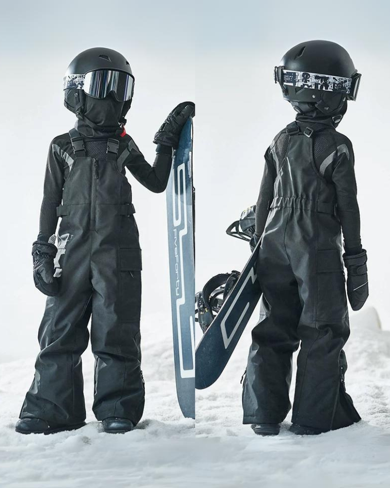 Ski Wear Waterproof Reflective Kids Snow Suit Jacket&Bibs (Single Unit Available)