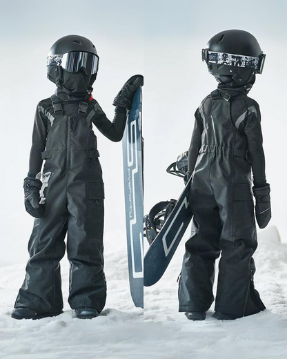 Ski Wear Waterproof Reflective Kids Snow Suit Jacket&amp;Bibs (Single Unit Available)