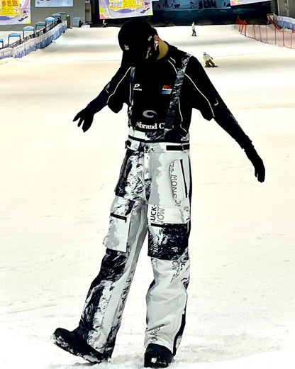Ski Wear Waterproof Tie-Dye Snow Suit -Unisex (Single Unit Available)