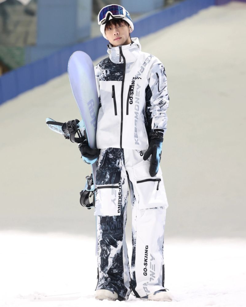 Ski Wear Waterproof Tie-Dye Snow Suit -Unisex (Single Unit Available)