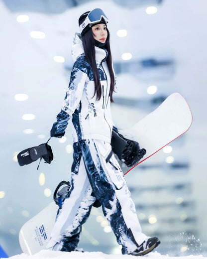Ski Wear Waterproof Tie-Dye Snow Suit -Unisex (Single Unit Available)