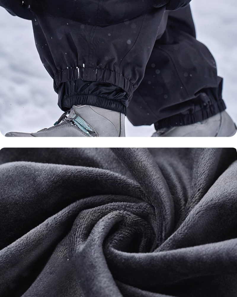 Ski Wear Windproof 3L Thick Snow Pants -Unisex