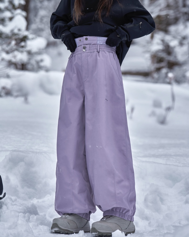 Ski Wear Windproof 3L Thick Unisex Snow Pants