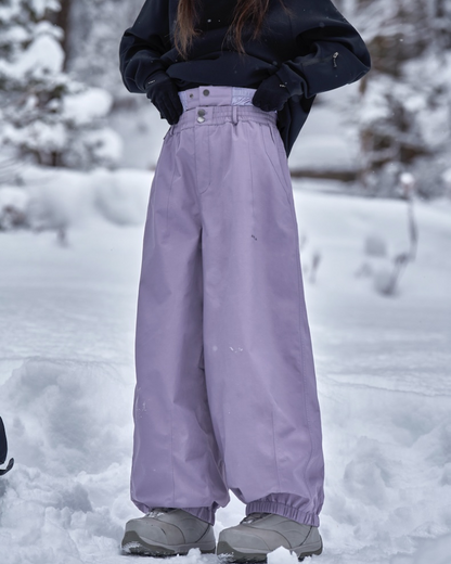 Ski Wear Windproof 3L Thick Snow Pants -Unisex