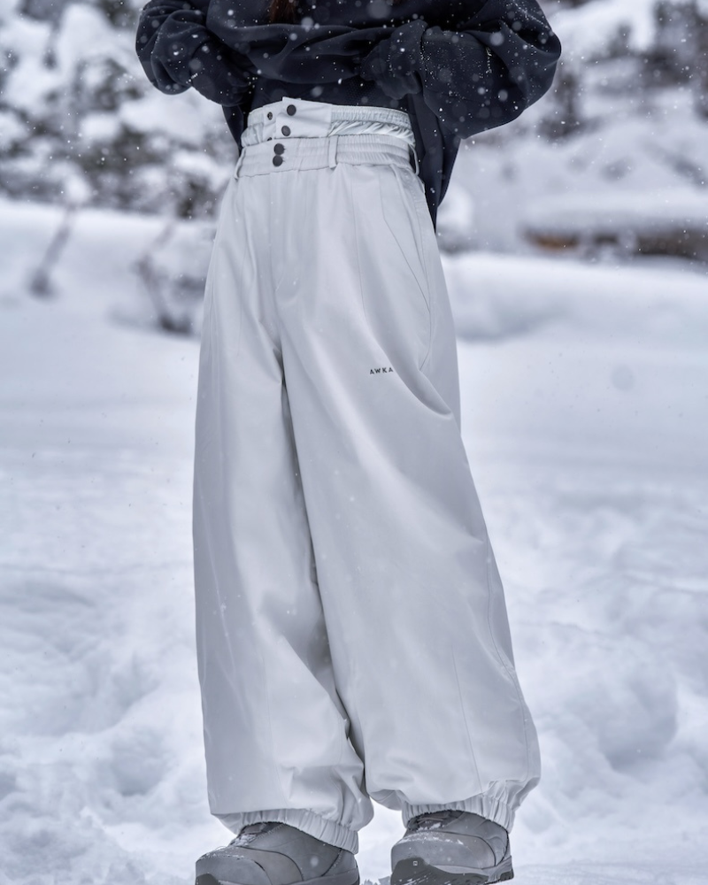 Ski Wear Windproof 3L Thick Unisex Snow Pants