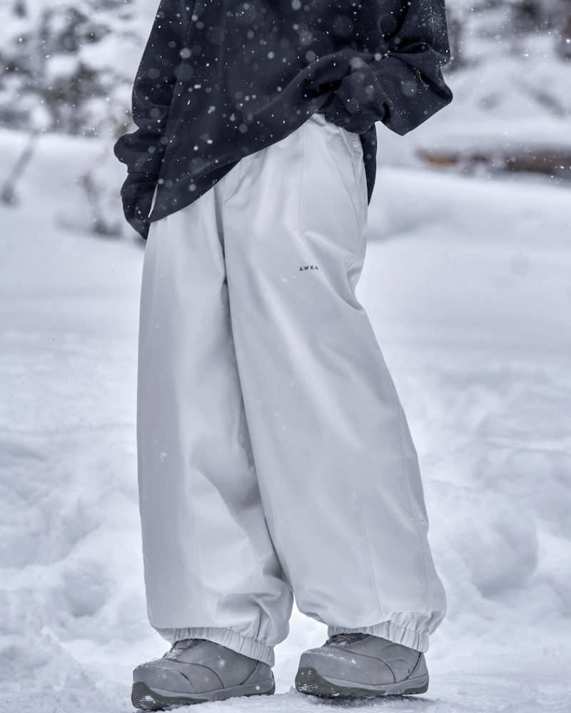 Ski Wear Windproof 3L Thick Unisex Snow Pants