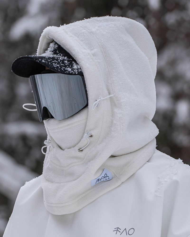 Ski Wear Windproof Fleece Winter Balaclava Hood