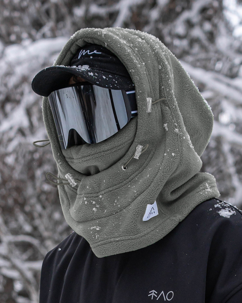 Ski Wear Windproof Fleece Winter Balaclava Hood