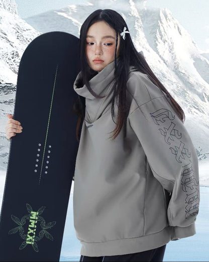 Ski Wear Windproof Oversize Hoodie - Unisex