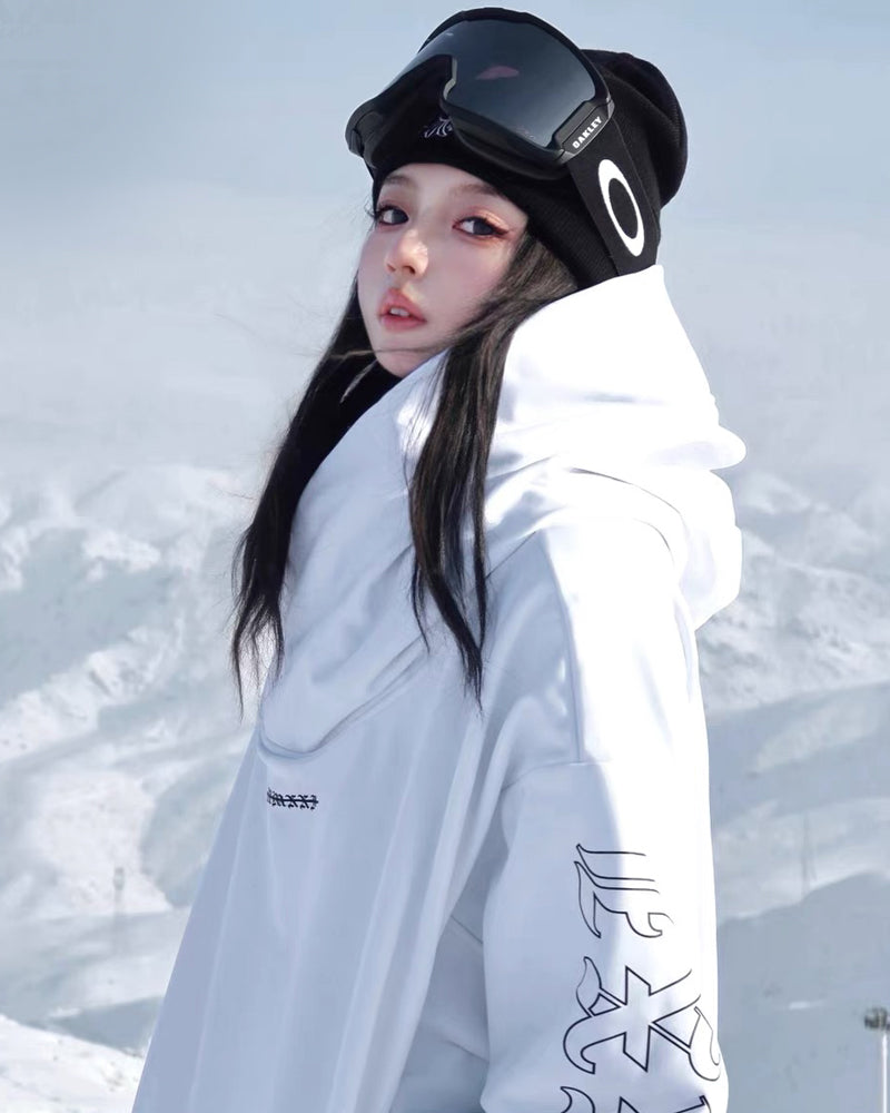 Ski Wear Windproof Oversize Hoodie - Unisex