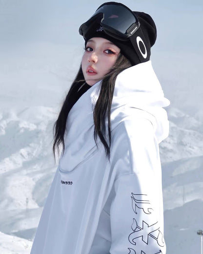Ski Wear Windproof Oversize Hoodie - Unisex