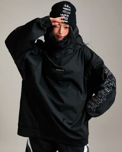 Ski Wear Windproof Oversize Hoodie - Unisex
