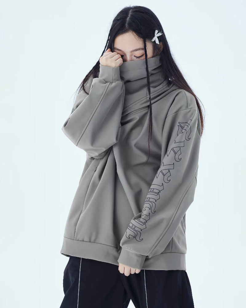 Ski Wear Windproof Oversize Hoodie - Unisex